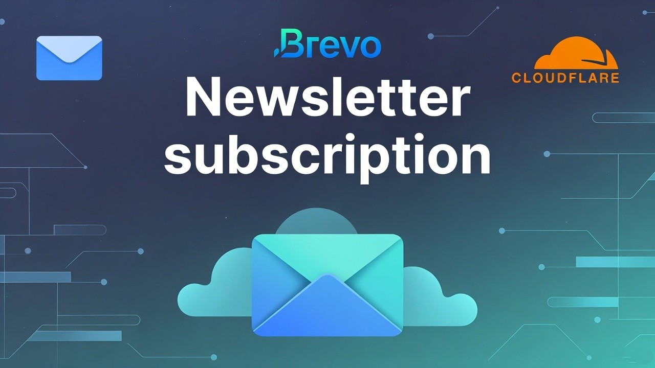 Set Up Newsletter Subscriptions with Brevo on Cloudflare Pages